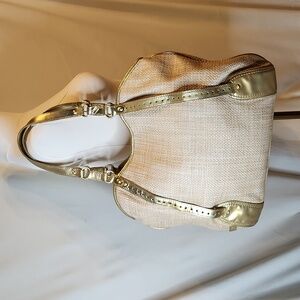 Cole Haan Raffia Large Tote Straw Bag